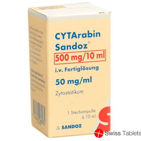 Cytarabin Sandoz Injektionslösung 500mg/10ml Durchstechflasche buy online