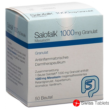Salofalk Granulat 1000mg Beutel 50 Stück buy online