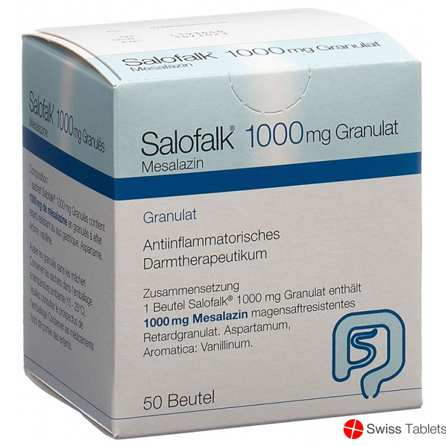 Salofalk Granulat 1000mg Beutel 50 Stück buy online