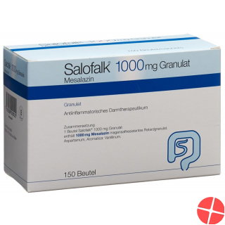Salofalk Granulat 1000mg Beutel 150 Stück