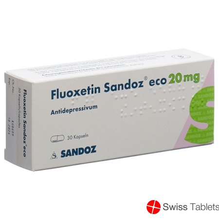 Fluoxetin Sandoz Eco Kapseln 20mg 30 Stück buy online