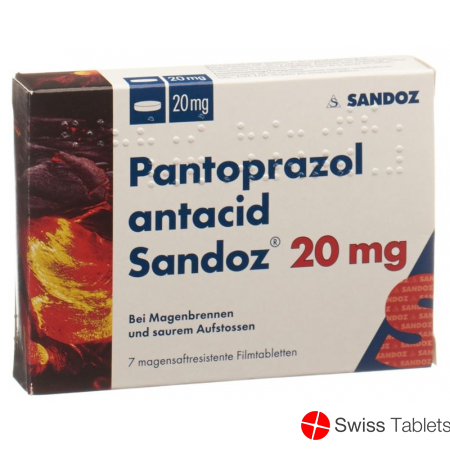 Pantoprazol Antacid Sandoz Filmtabletten 20mg 7 Stück buy online