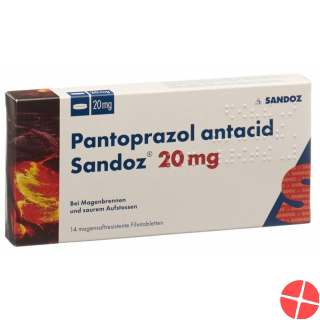 Pantoprazol Antacid Sandoz Filmtabletten 20mg 14 Stück