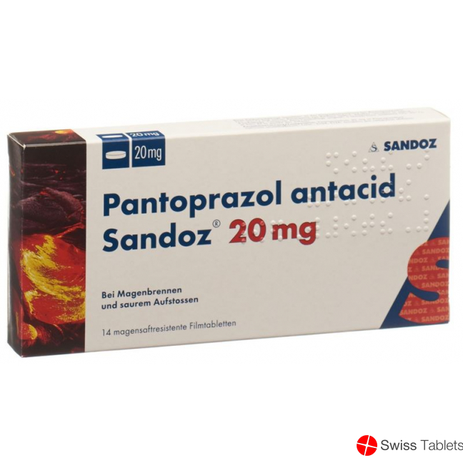 Pantoprazol Antacid Sandoz Filmtabletten 20mg 14 Stück buy online