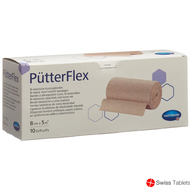 Puetter Flex Binde 8cmx5m 10 Stück buy online