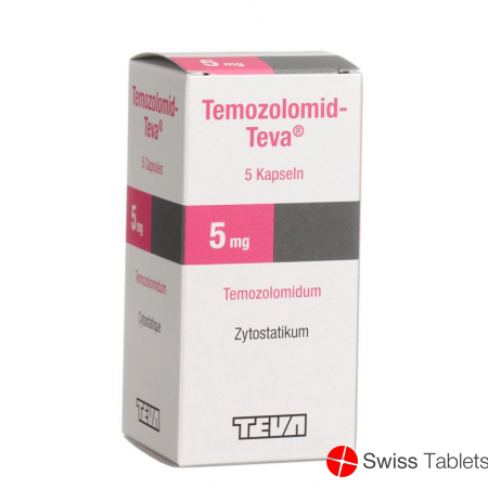 Temozolomid Teva Kapseln 5mg 5 Stück buy online