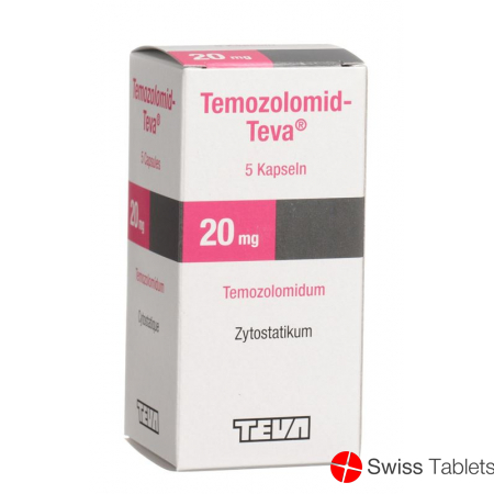 Temozolomid Teva Kapseln 20mg 5 Stück buy online