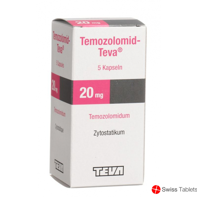 Temozolomid Teva Kapseln 20mg 5 Stück buy online