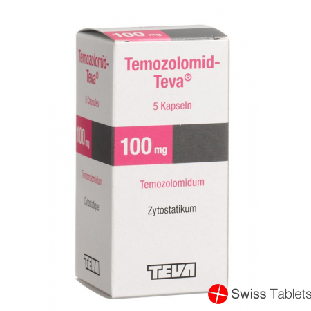 Temozolomid Teva Kapseln 100mg 5 Stück buy online