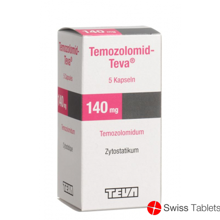 Temozolomid Teva Kapseln 140mg 5 Stück buy online