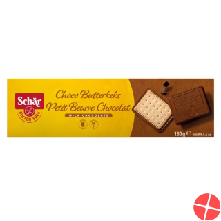 Schär Butterkeks Choco 130 g gluten-free biscuits Schär Butterkeks Choco 130 g gluten-free biscuits