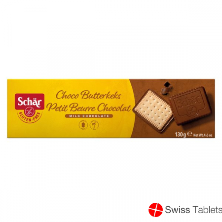 Schär Butterkeks Choco Glutenfrei 130g buy online