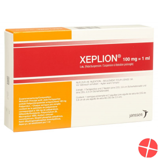 Xeplion Injektionssuspension 100mg/ml Fertigspritze 1ml Xeplion Injektionssuspension 100mg/ml Fertigspritze 1ml