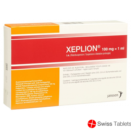 Xeplion Injektionssuspension 100mg/ml Fertigspritze 1ml buy online