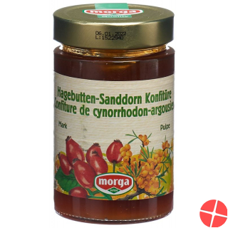 Morga Hagebutten-Sanddorn Konfitüre 350g