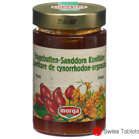Morga Hagebutten-Sanddorn Konfitüre 350g buy online