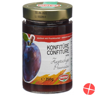 Morga Konfitüre Zwetschge mit Fruchtzucker 350g