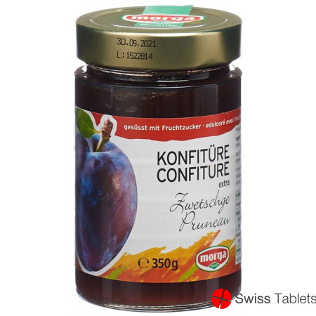 Morga Konfitüre Zwetschge mit Fruchtzucker 350g buy online
