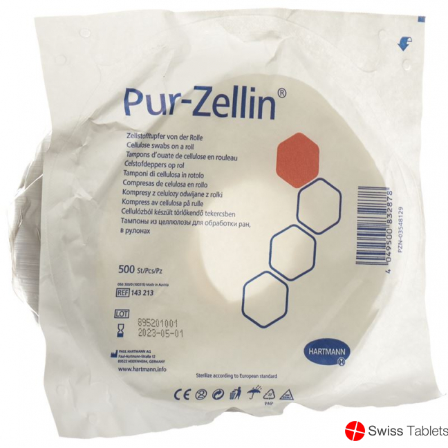 Pur-zellin 4x5cm Unsteril 500 Stück buy online