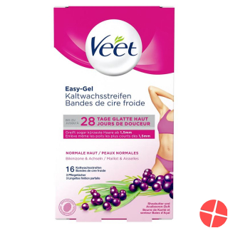 Veet Kaltwachsstreifen Achseln Bikini 16 Stück