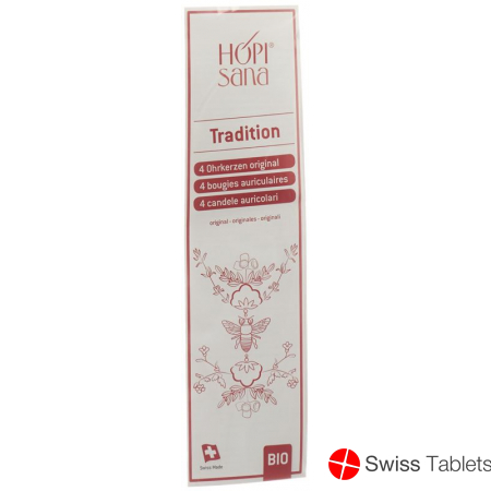 Hopisana Ohrenkerzen Rot Entzündung 4 Stück buy online