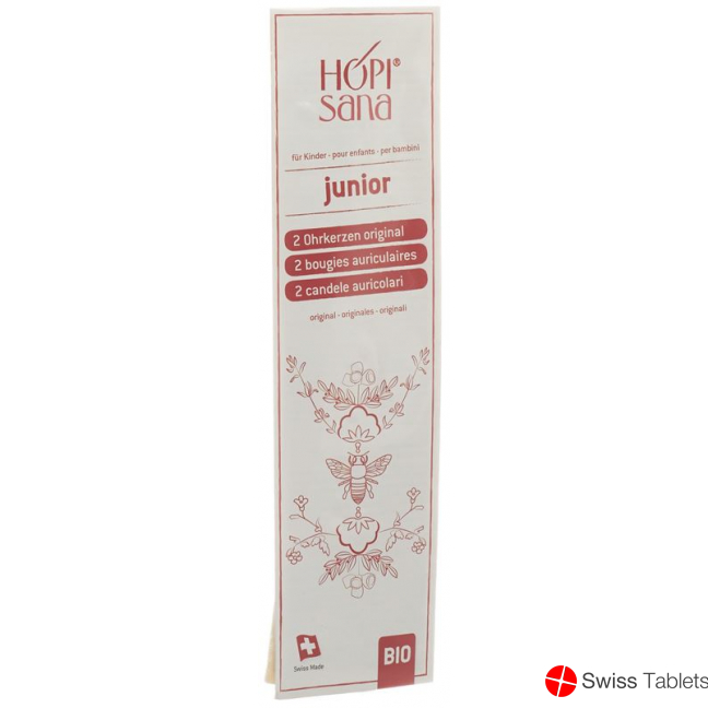 Hopisana Ohrenkerzen Rot Kinder 2 Stück buy online