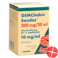 Gemcitabin Sandoz Infusionslösung 200mg/20ml Durchstechflasche