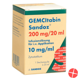 Gemcitabin Sandoz Infusionslösung 200mg/20ml Durchstechflasche