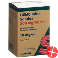 Gemcitabin Sandoz Infusionslösung 500mg/50ml Durchstechflasche