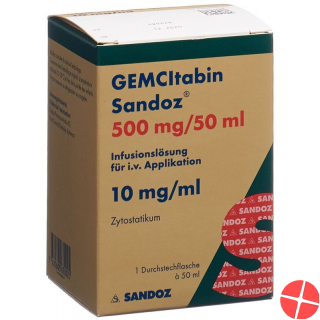 Gemcitabin Sandoz Infusionslösung 500mg/50ml Durchstechflasche