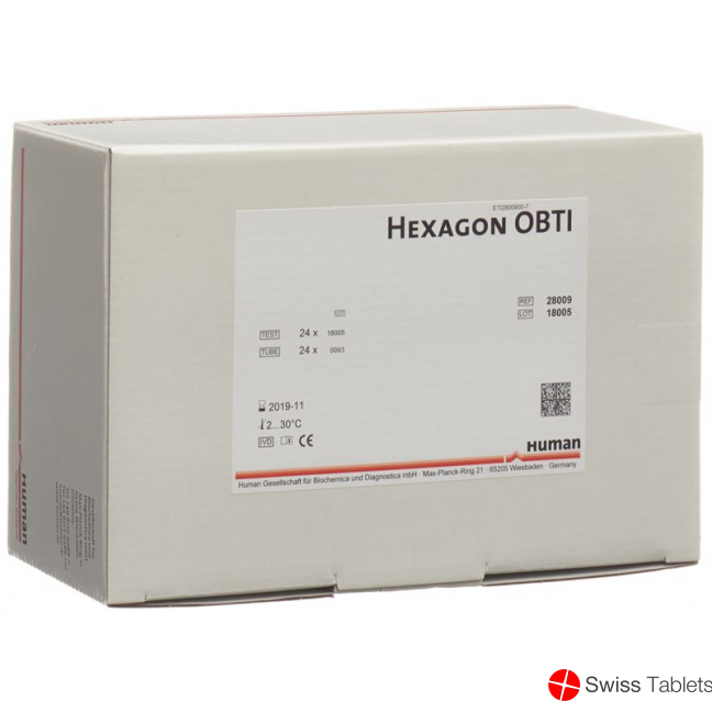 Hexagon Obti Immunologischer Stuhltest 24 Stück buy online