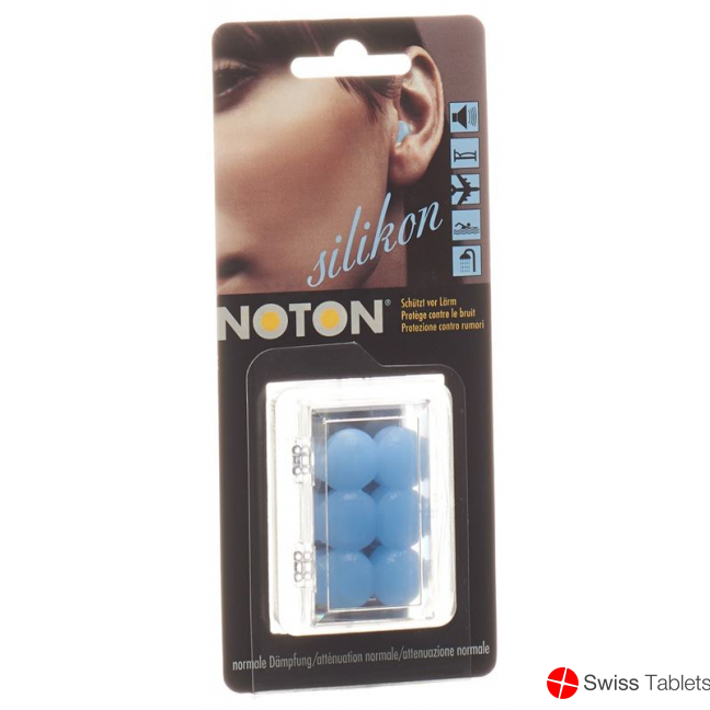 Noton Ear Gehoerschutzpfropf Silik 3 Paar buy online