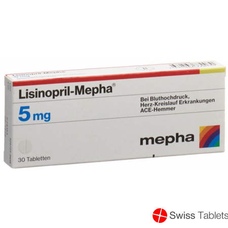 Lisinopril Mepha Tabletten 5mg 30 Stück buy online
