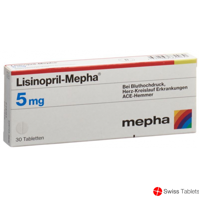 Lisinopril Mepha Tabletten 5mg 30 Stück buy online