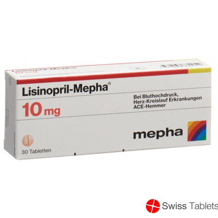 Lisinopril Mepha Tabletten 10mg 30 Stück buy online
