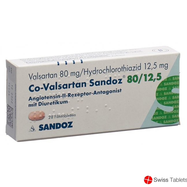 Co Valsartan Sandoz Filmtabletten 80/12.5 28 Stück buy online