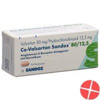 Co Valsartan Sandoz 80/12.5 mg 98 tablets