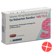 Co Valsartan Sandoz Filmtabletten 160/12.5 28 Stück