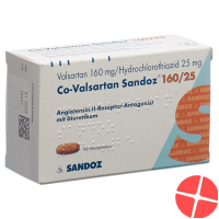 Co Valsartan Sandoz 160/25 98 tablets