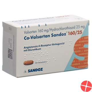 Co Valsartan Sandoz 160/25 98 tablets Co Valsartan Sandoz 160/25 98 tablets