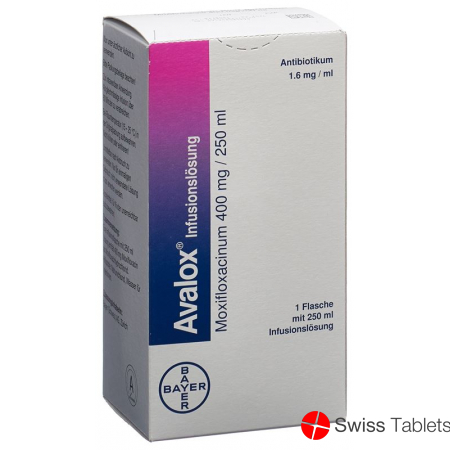 Avalox Infusionslösung 400mg/250ml 250ml buy online
