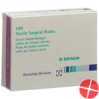 Aesculap Skalpellklingen Steril Fig.15 100 Stück
