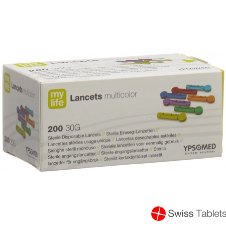 Mylife Lancets Einweglanzetten Multicolor 200 Stück buy online