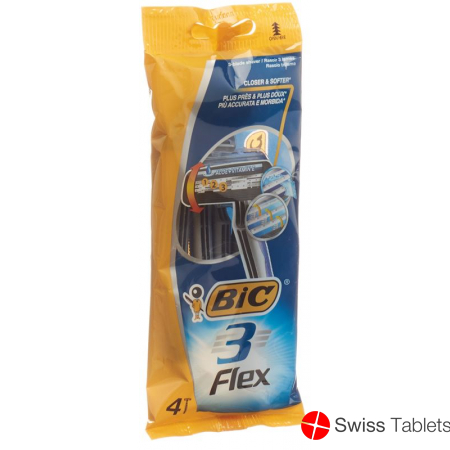 Bic Flex 3 Klingenrasierer 4 Stück buy online