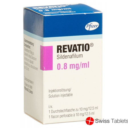 Revatio Injektionslösung 10mg/12.5ml Durchstechflasche buy online