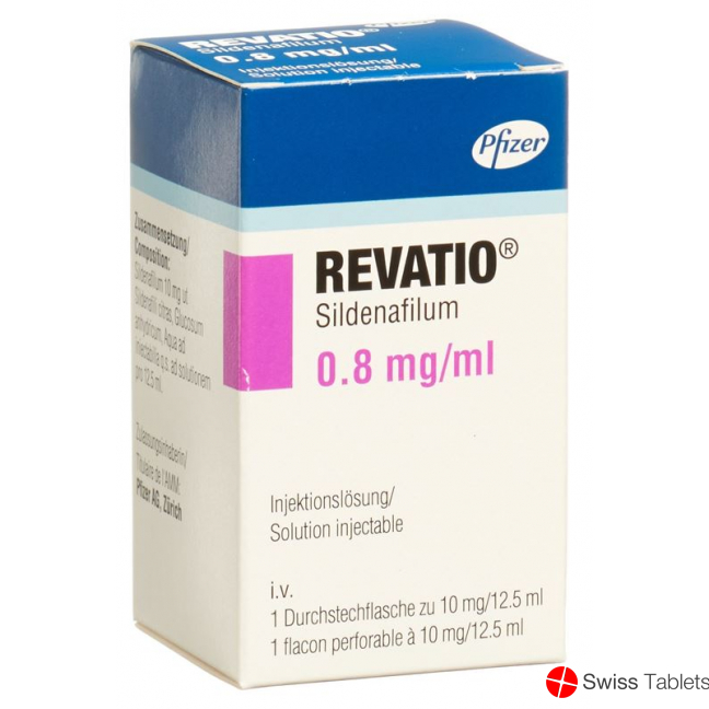 Revatio Injektionslösung 10mg/12.5ml Durchstechflasche buy online
