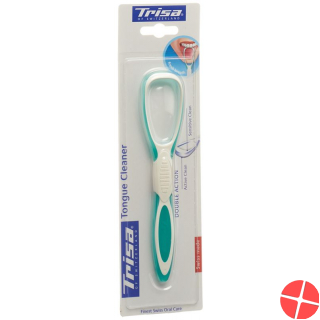 Trisa double action tongue cleaner