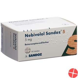 Nebivolol Sandoz Tabletten 5mg 98 Stück