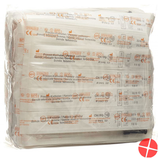 Qualimed Frauenkatheter 18cm Ch10 PVC Steril 100 Stück