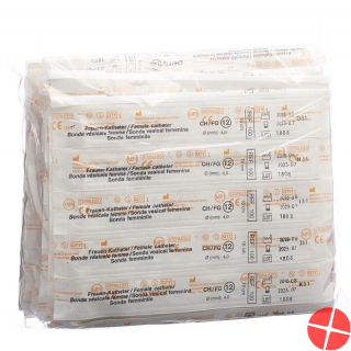 Qualimed Frauenkatheter 18cm Ch12 PVC Steril 100 Stück